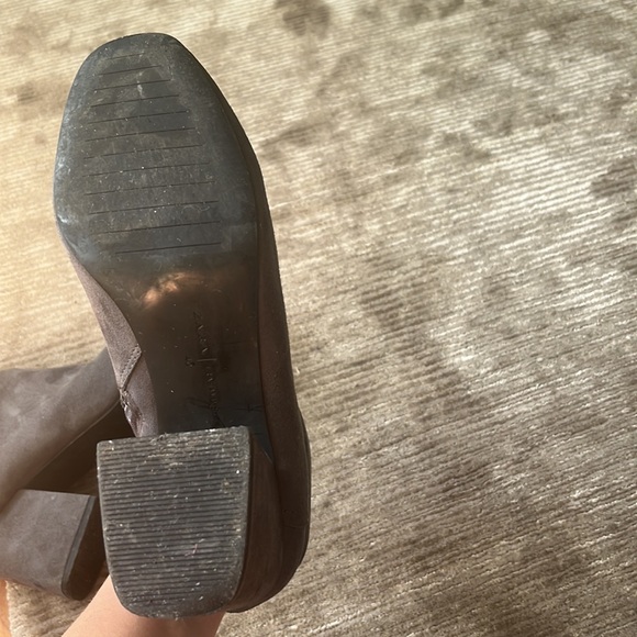 Grey Zara western boots with scalloped edge - Picture 5 of 8